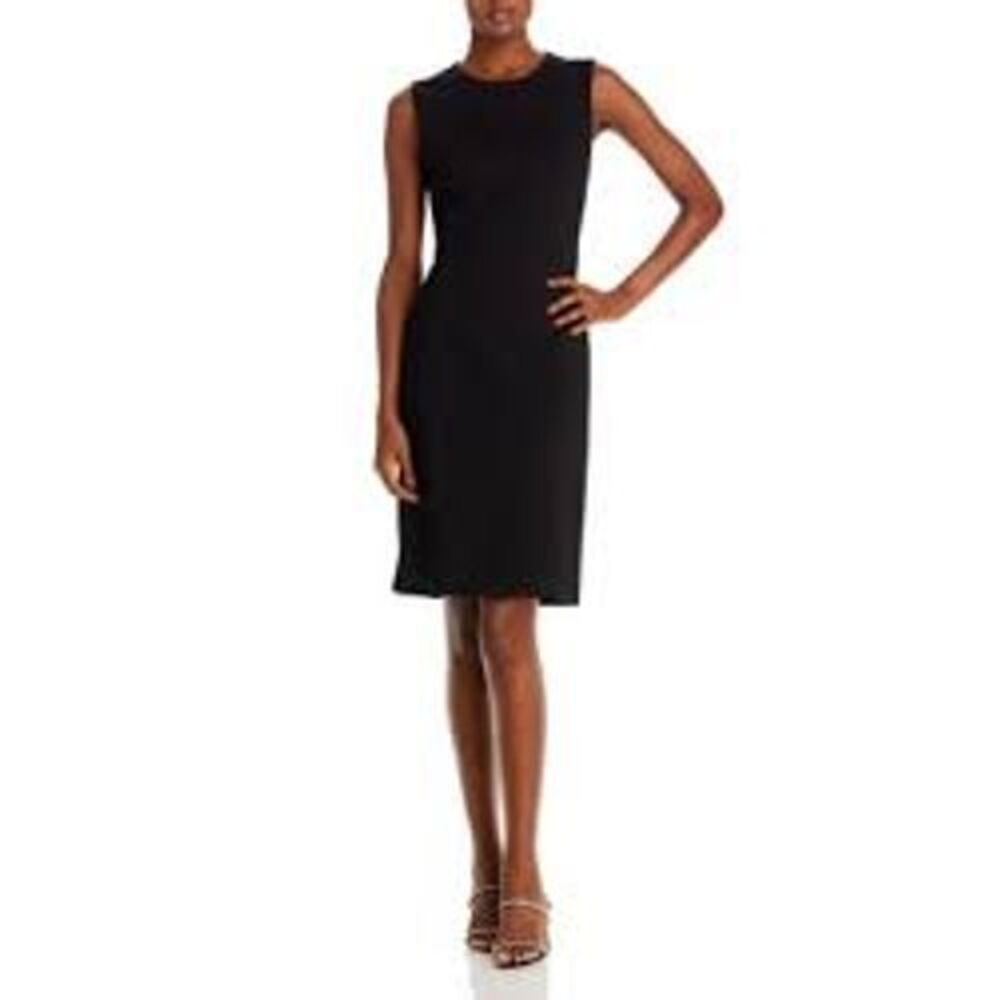 Kobi Halperin Tianna Navy Sheath Dress XL Sleeveless Midi Career Cocktail NWT
